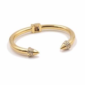 NEW! Kinsley Armelle Gold Spike-Bling Bracelet